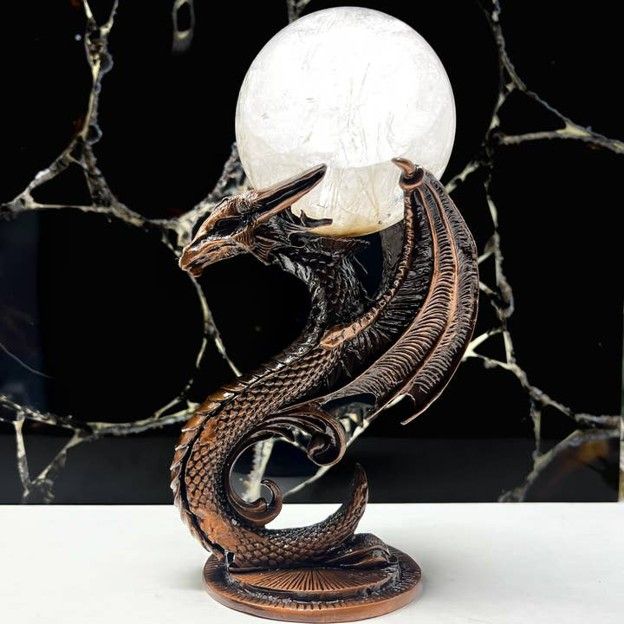 Gold Dragon Sphere Holder