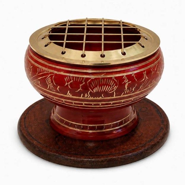 Red Screen Burner with Coaster