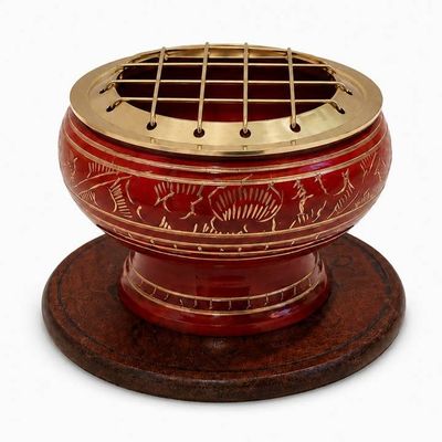 Red Screen Burner with Coaster