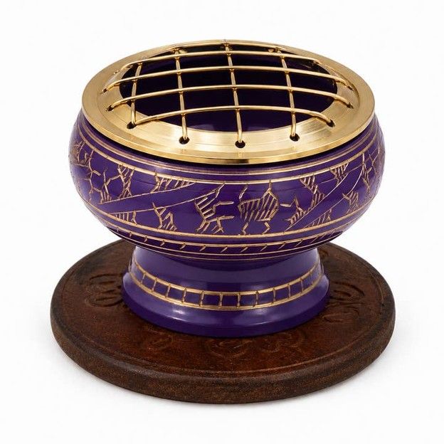 Purple Screen Burner with Coaster