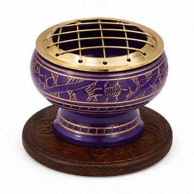 Purple Screen Burner with Coaster