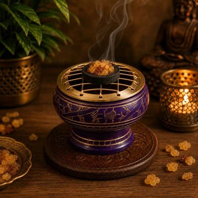 Purple Screen Burner with Coaster