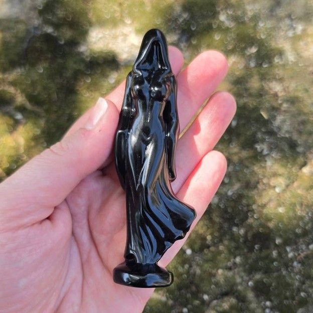 Black Obsidian Lady Grim Reaper