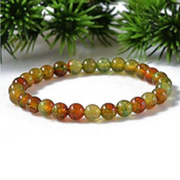 Dragon Veins Agate 8mm Bracelet