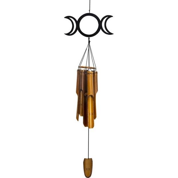 Bamboo Windchime - Triple Moon