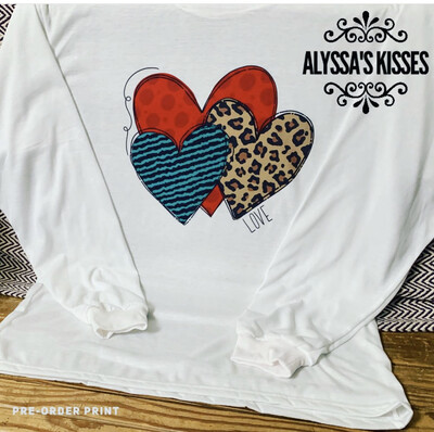 LOVE- Triple Hearts Valentines