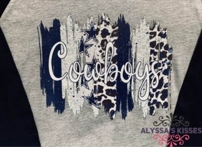 Cowboys - Brush Strokes - Football