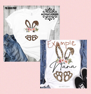 Easter Rabbit - Customize with Name