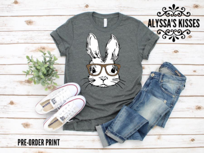 Easter - Rabbit with Leopard Glasses 