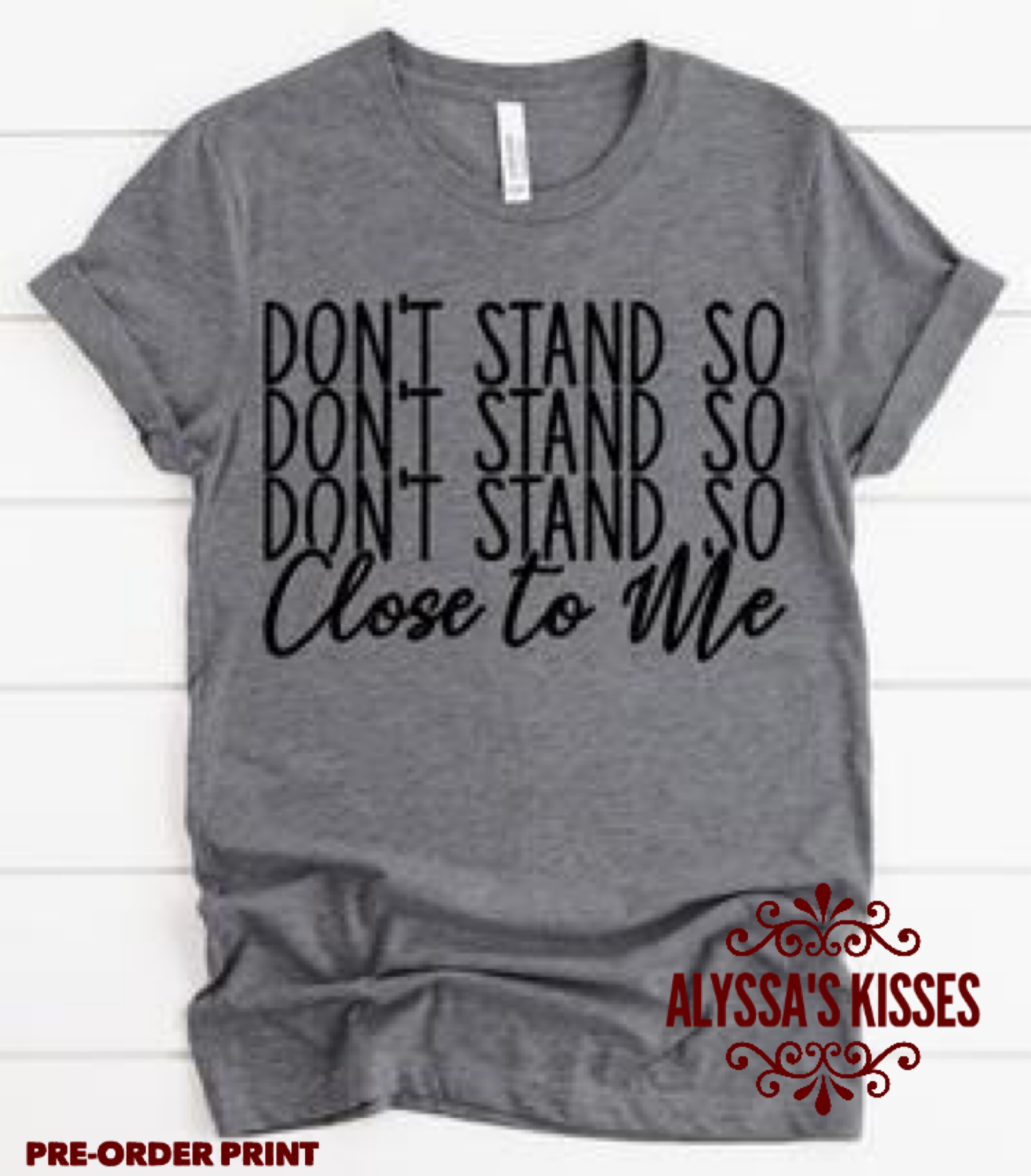 Don&#39;t Stand So 