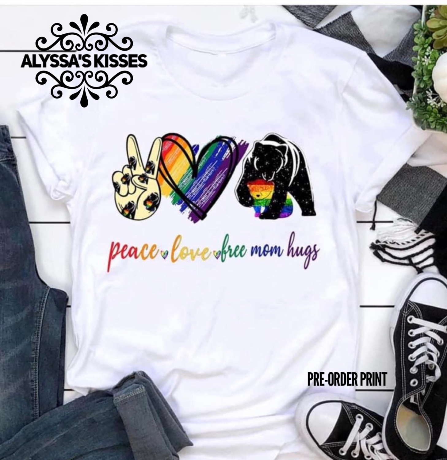 Peace - Love - Free Mom Hugs