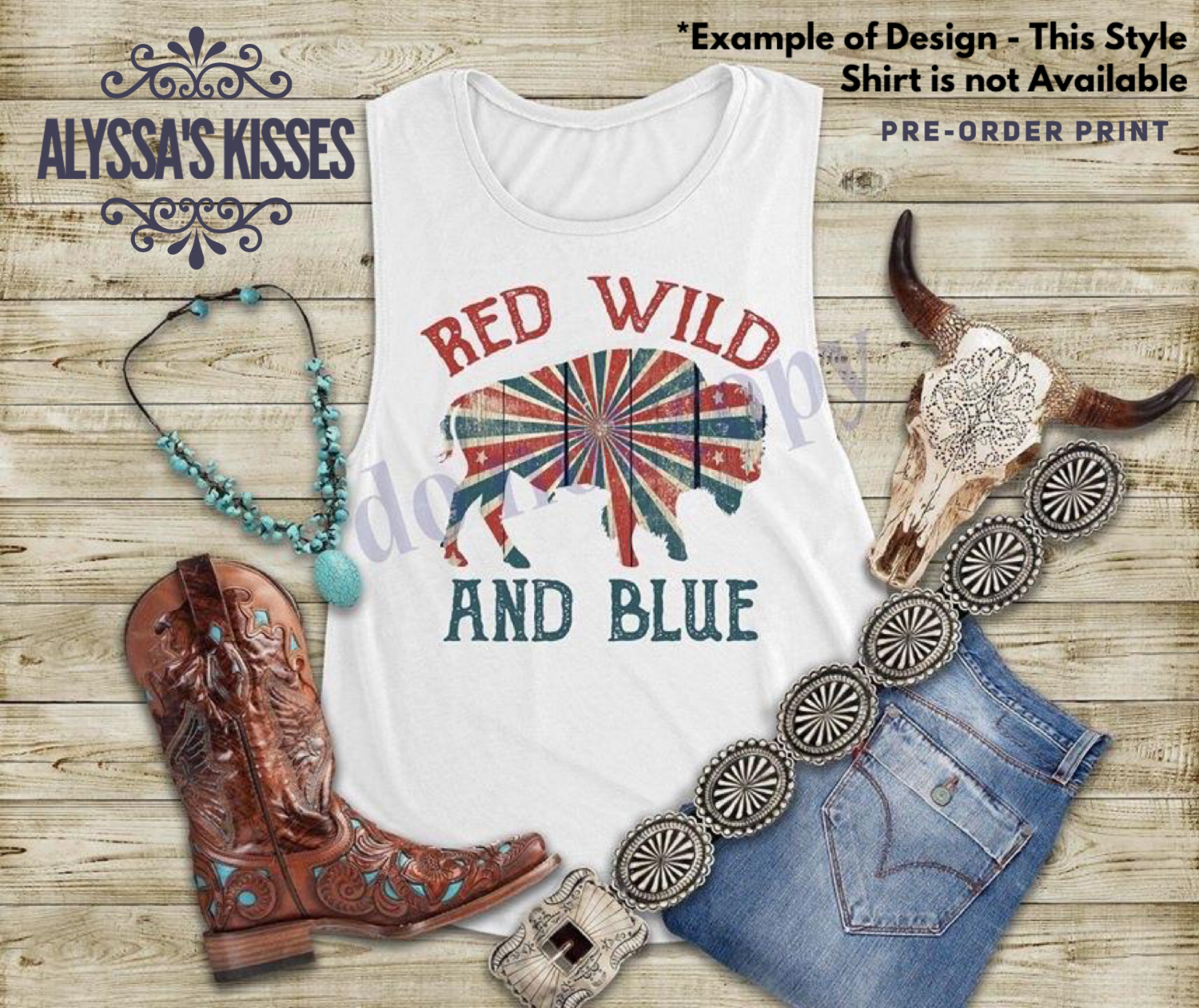 Buffalo - Red Wild and Blue