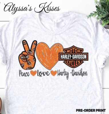 Peace - Love - Harley-Davidson