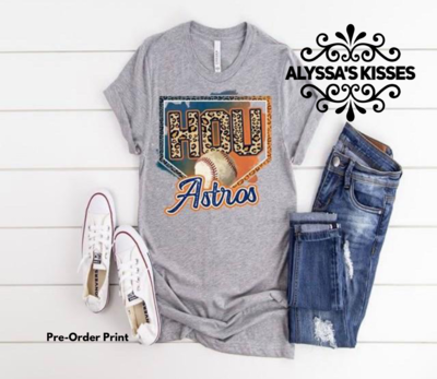 Houston Astros - Baseball - soft screen print 