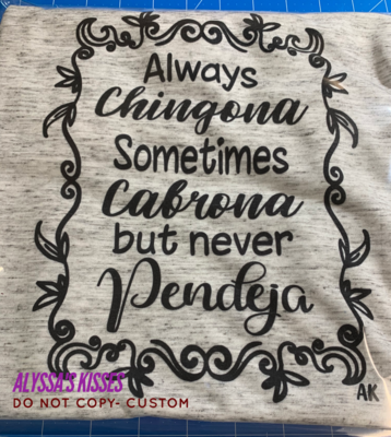 Always/Sometimes/Never (adult content) Spanish
