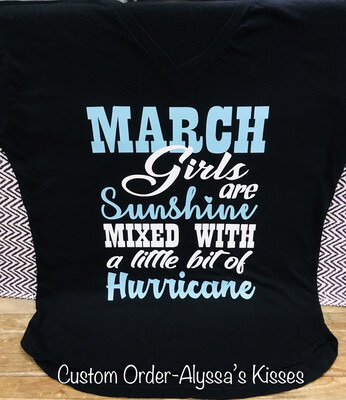 Sunshine Mixed With A Little Hurricane (Customize Month) 