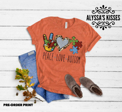 Peace - Love - Autism 