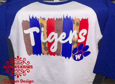 Wharton Tigers with Leopard School Spirit 