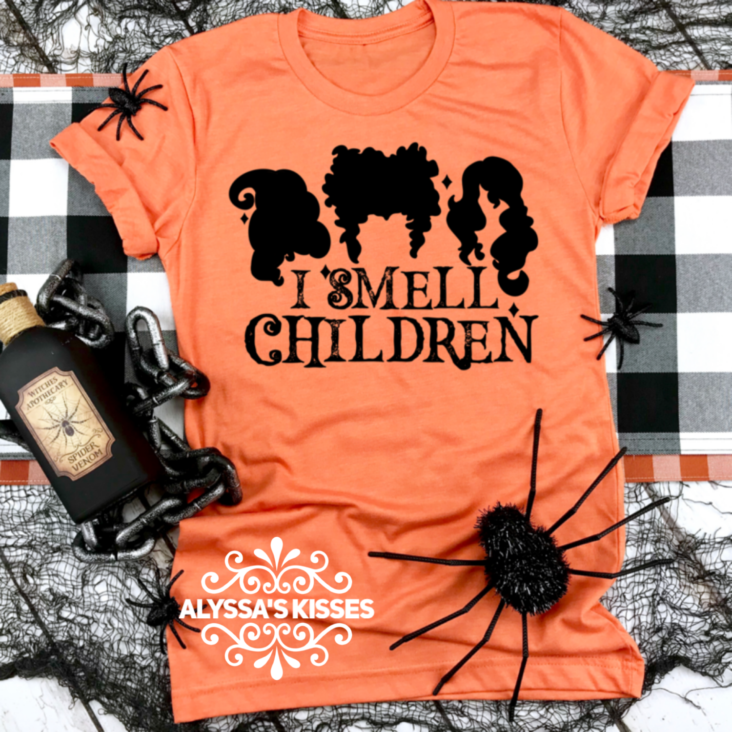 Hocus Pocus Sanderson - I Smell Children - Black Halloween 