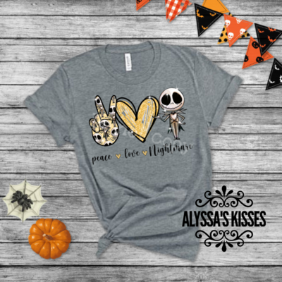 Peace - Love - Nightmare - Halloween 