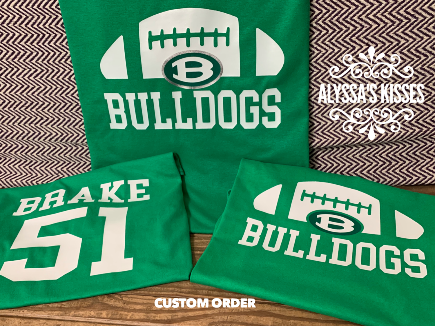Football - (Boling Bulldogs) School Spirit