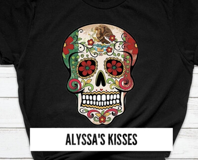 Mexican Flag Sugar Skull
