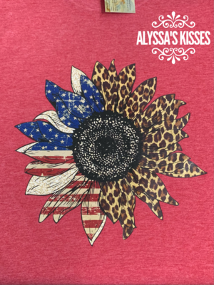 Sunflower - Leopard Flag