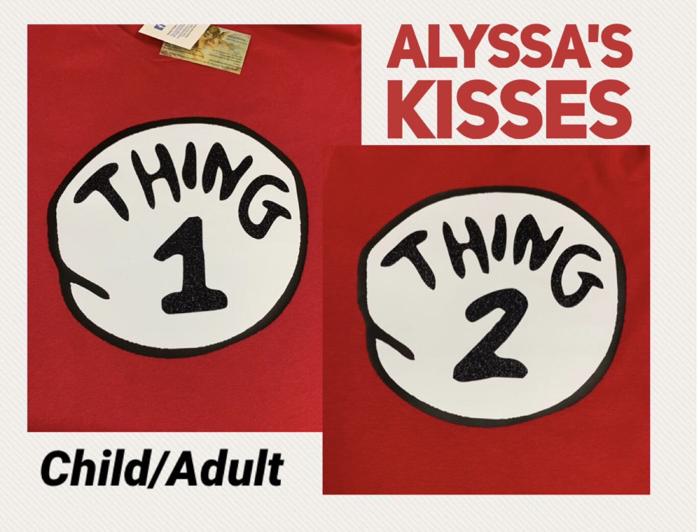 Thing 1 / Thing 2 - Dr. Seuss