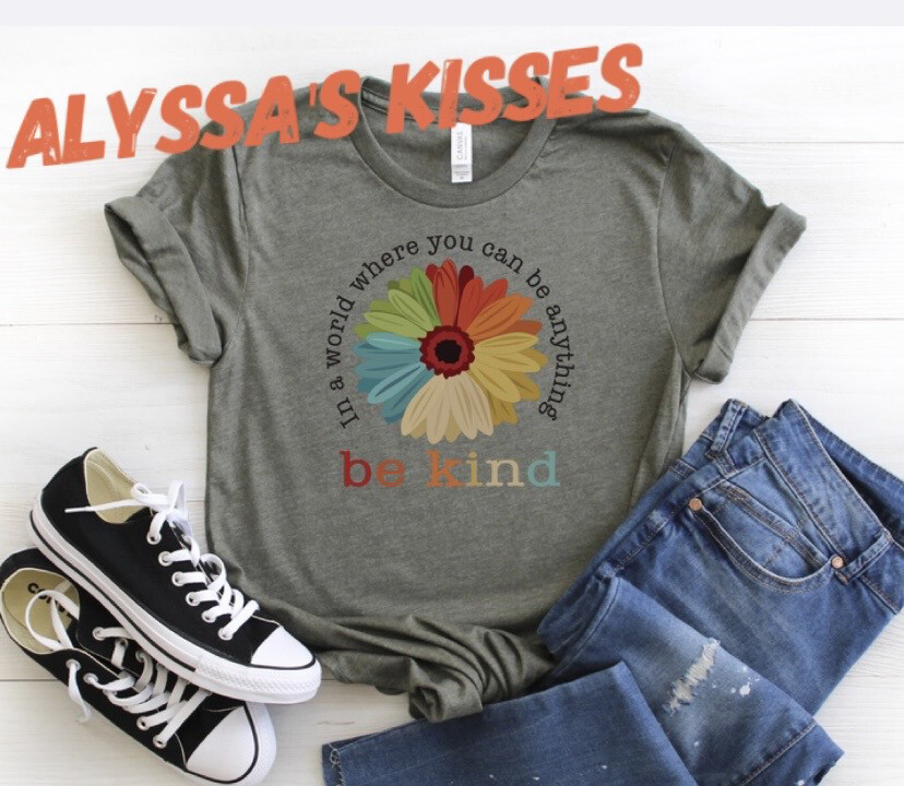 Flower- Be Kind - Multi Color 