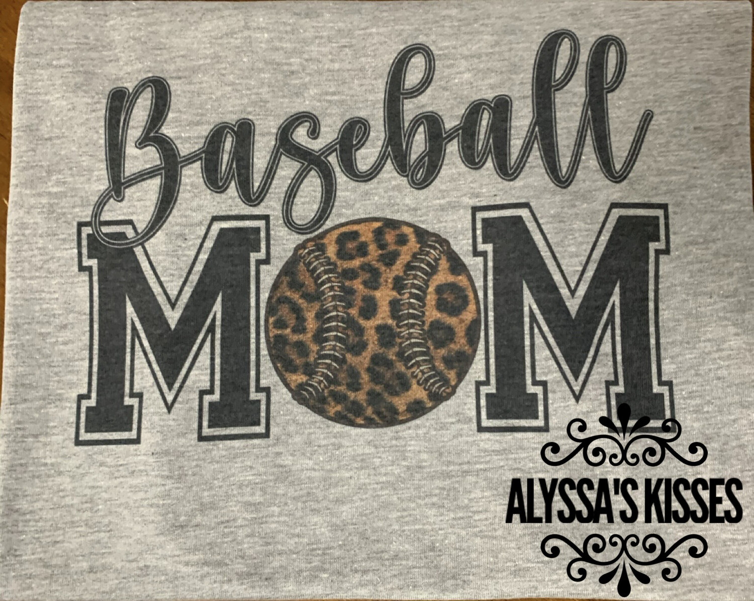 Baseball Mom - Leopard 