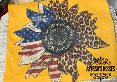 Sunflower - Leopard Flag