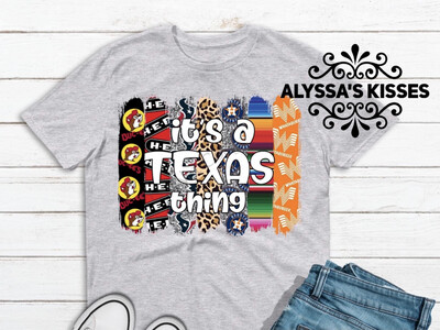 It&#39;s a Texas Thing - Brushstroke (Texans &amp; Astros) 