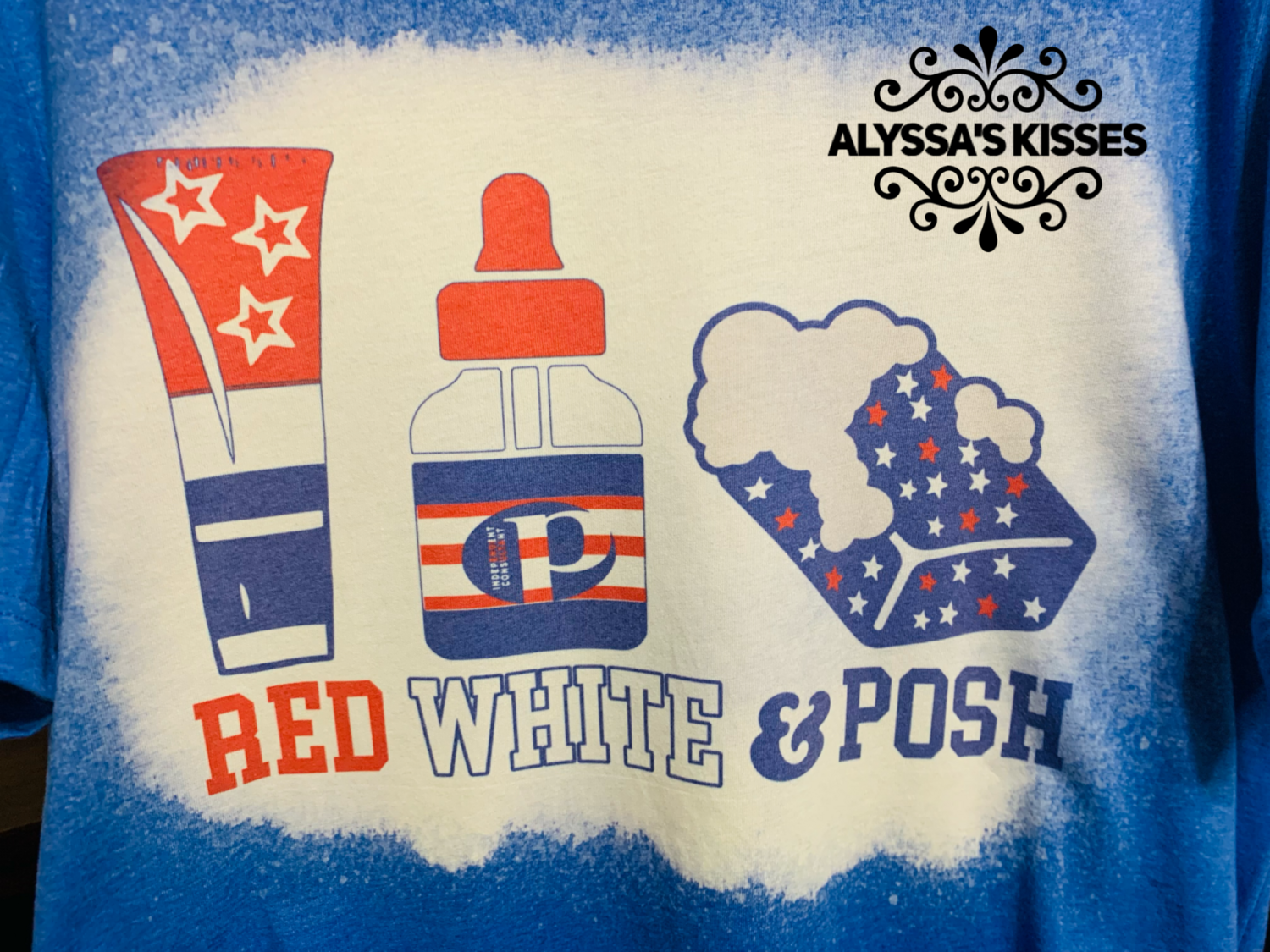 Red White &amp; Posh - custom 