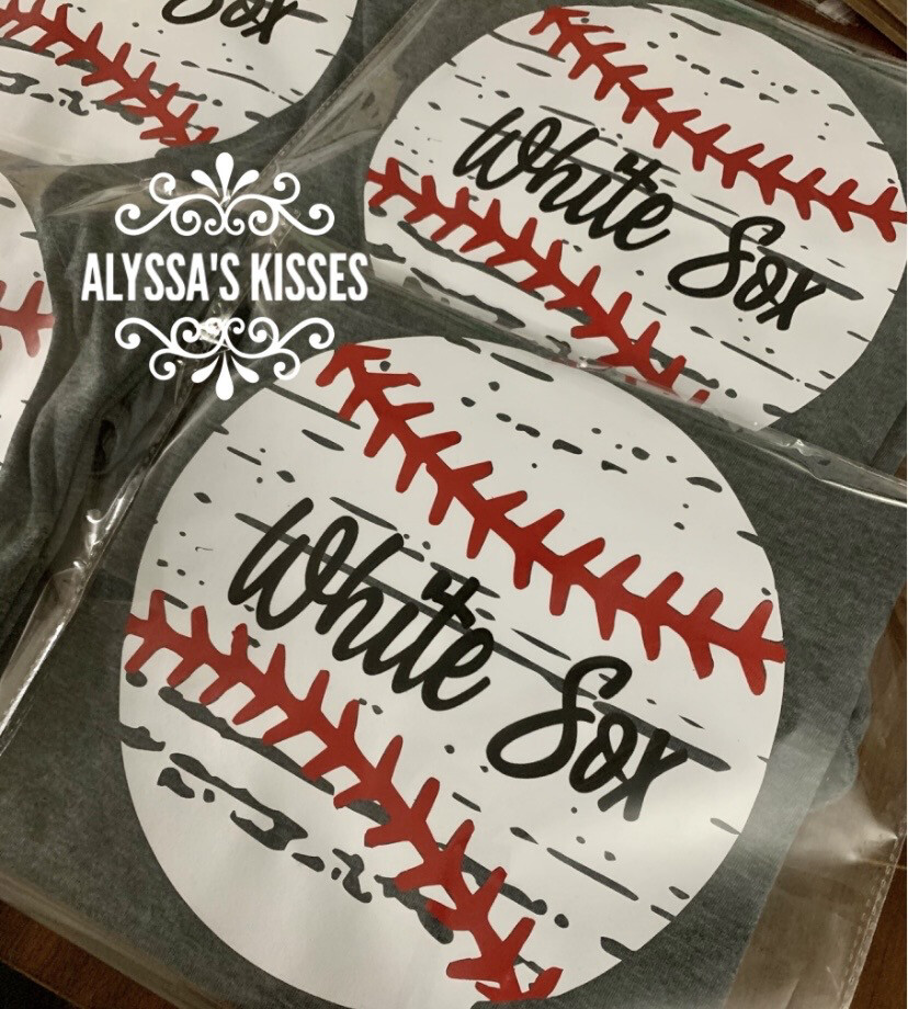 Baseball - White Sox (or custom Team Name) 
