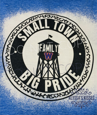 Small Town Big Pride Family School Spirit - Custom Available 