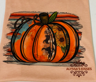 Pumpkin Sunflower Serape - Fall 