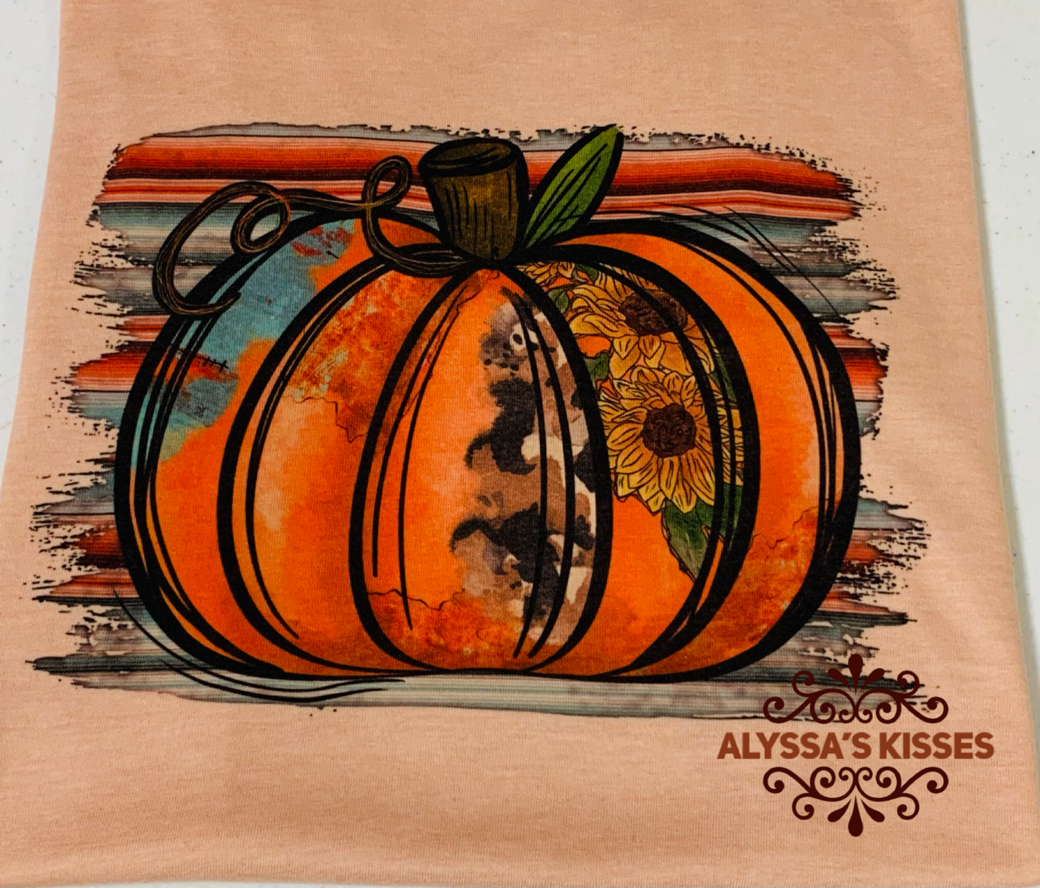 Pumpkin Sunflower Serape - Fall 