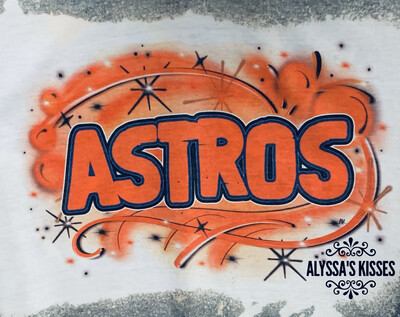 Baseball - Astros Airbrush Style