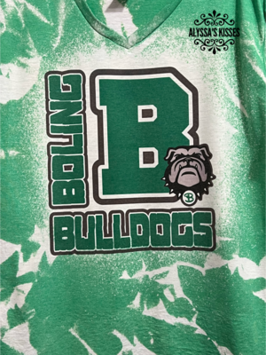 BOLING BULLDOGS - School Spirit (May request custom design / different team)