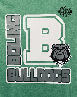BULLDOGS Boling White B - School Spirit