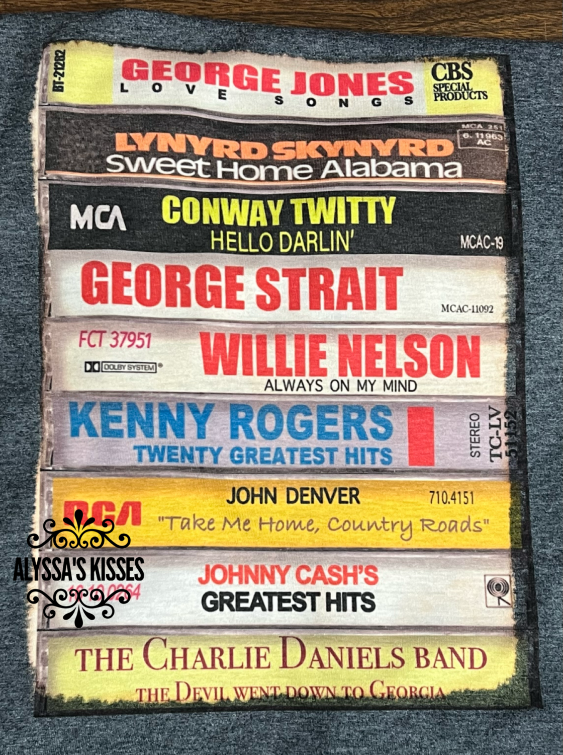 Country Music Cassette Tapes