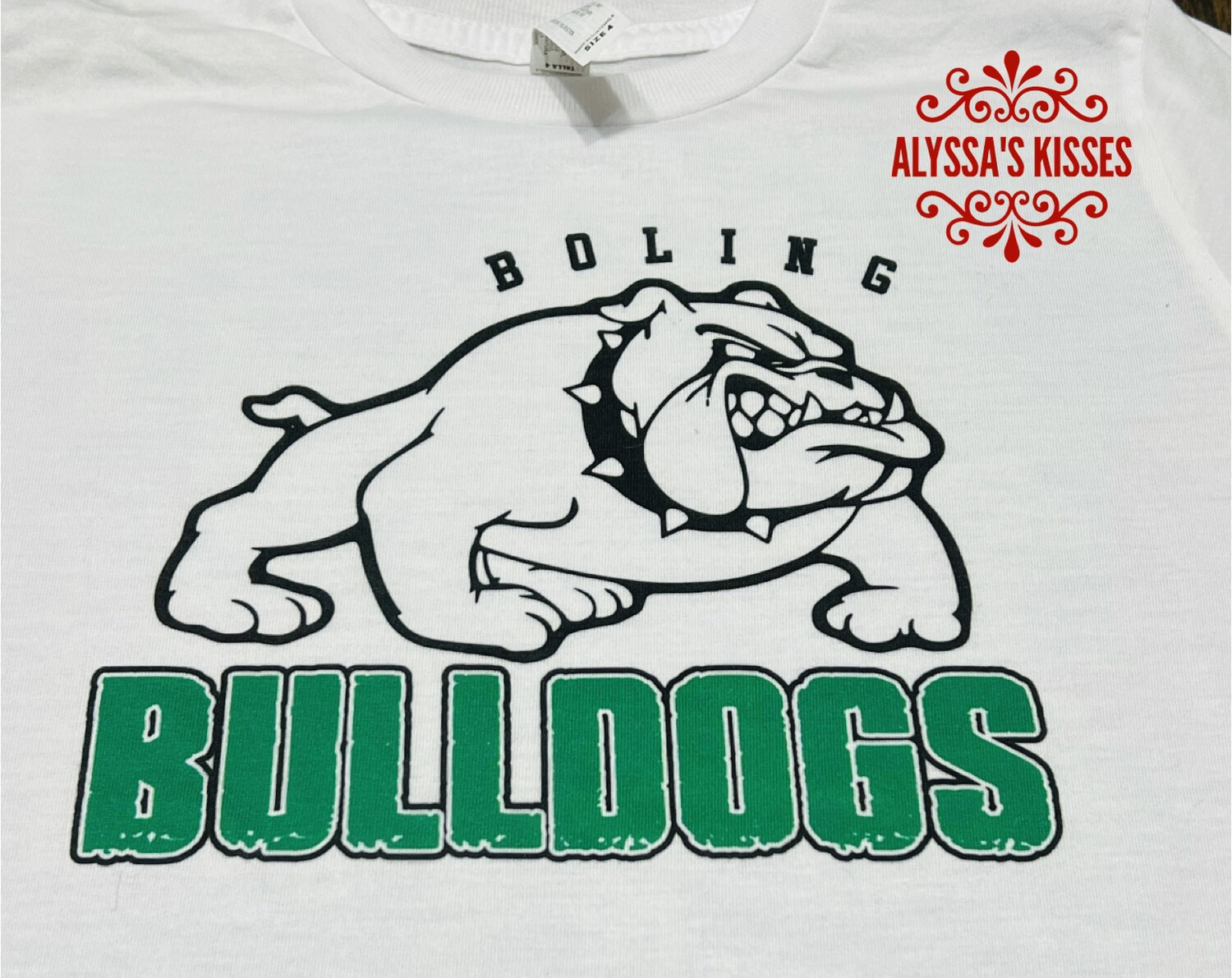 BOLING BULLDOGS - Full Dog School Spirit (May request custom design / different team)
