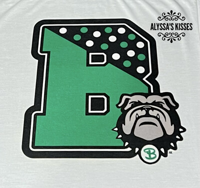 BOLING BULLDOGS - Polka Dot School Spirit (May request custom design / different team)