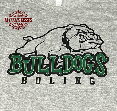 BOLING BULLDOGS - Full Dog Boling School Spirit (May request custom design / different team)