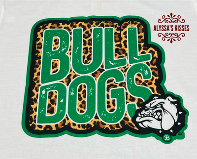 BOLING BULLDOGS - Leopard School Spirit (May request custom design / different team)