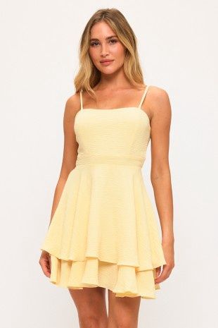 The Lemon Drop Mini Dress