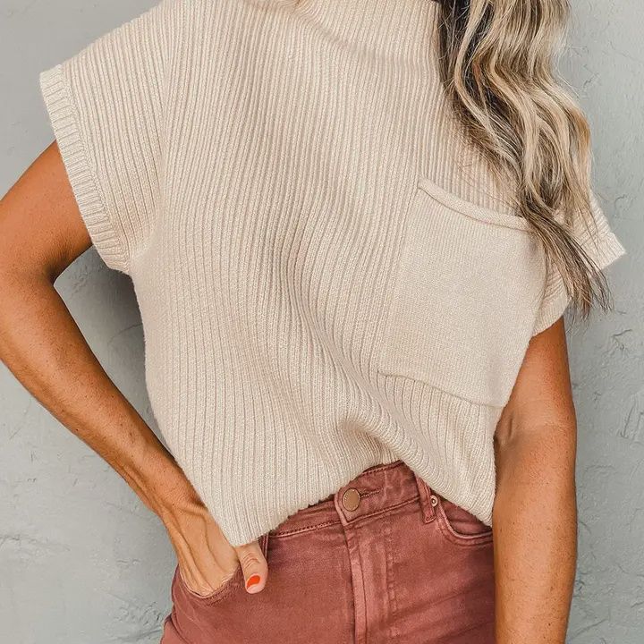 The Uptown Pocket Mock Neck