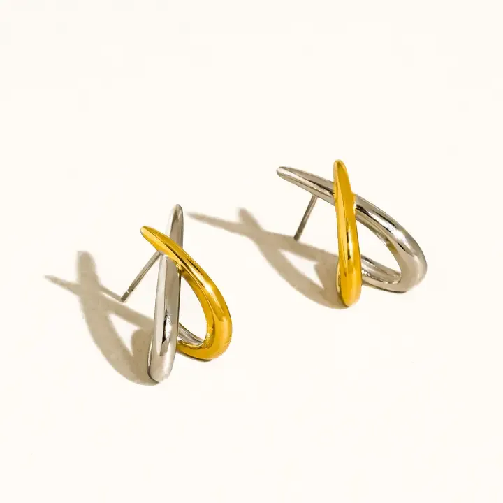 Staven Mixed- Two Tone Earring