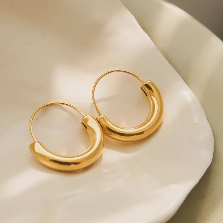 Mackenzie- Gold Hoop