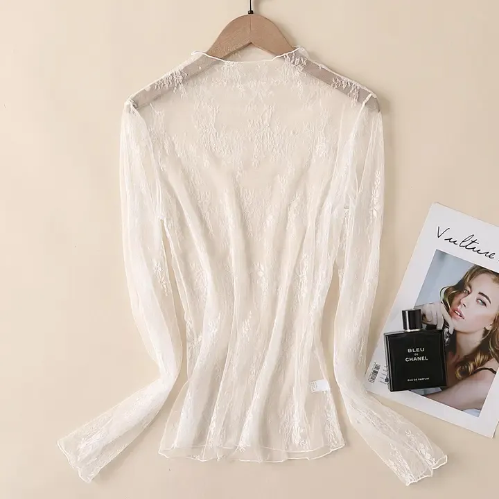 Lace Mesh Layer Tops